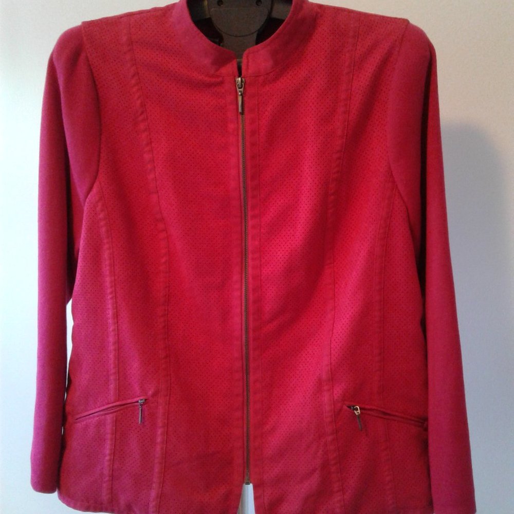 *Host Pick* Allison Daley Vibrant Pink Jacket Size Large